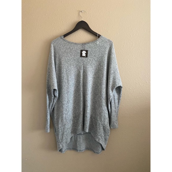 🆕Dolman sleeve heather gray tunic top - Picture 3 of 5